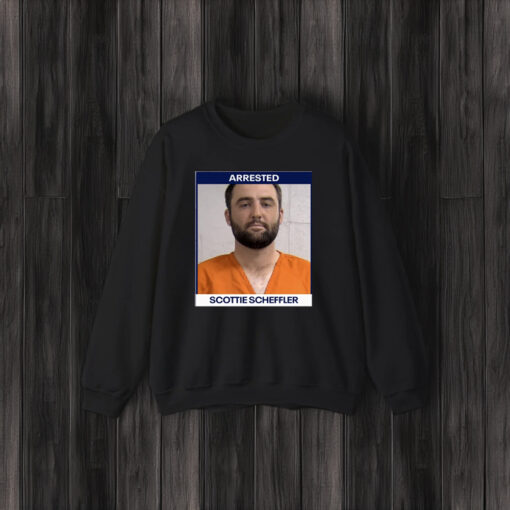 Arrested Scottie Scheffler Mugshot T-Shirts