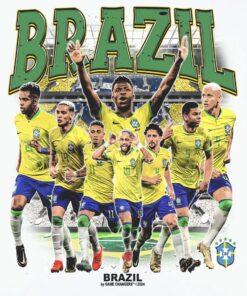 BRAZIL By Game Changers 2024 T-Shirt White