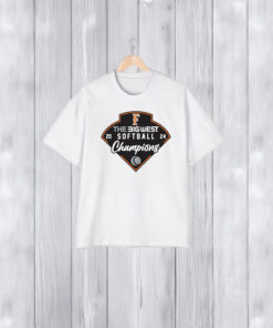 Big West Softball Cal State Fullerton Champions T-Shirt 2024