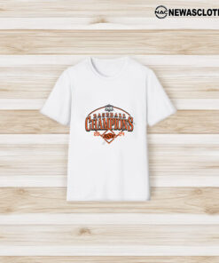 Cowboys 2024 Big 12 Baseball Conference Tournament Champions Curveball Break T-Shirt