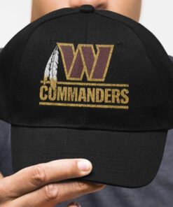 Dan Quinn Commanders Feather Dad Hat s