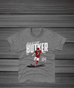 Harrison Butker Kansas City Chiefs Youth Chisel Shirt