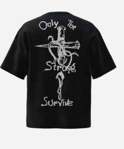 I Hate Snkrs BUBBA CHUCK Only The Strong Survive Shirt Back