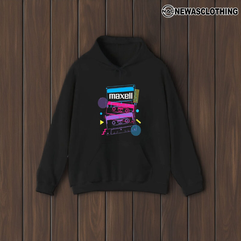 Maxell Retro Cassette Ringer Tee1