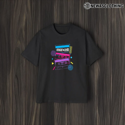 Maxell Retro Cassette Ringer Tee2