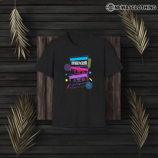 Maxell Retro Cassette Ringer Tee3