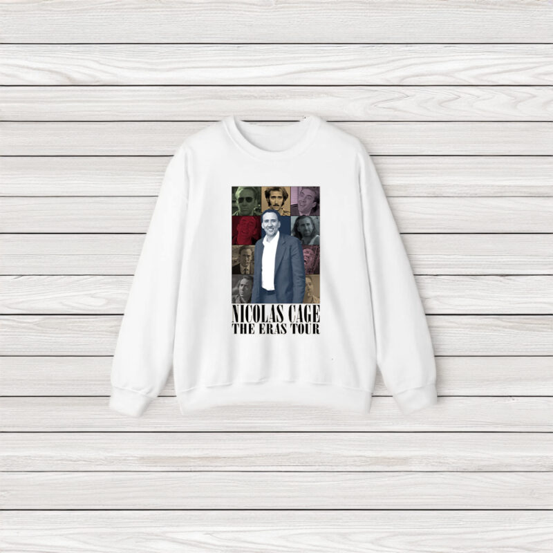 Nicolas Cage The Eras Tour Shirt