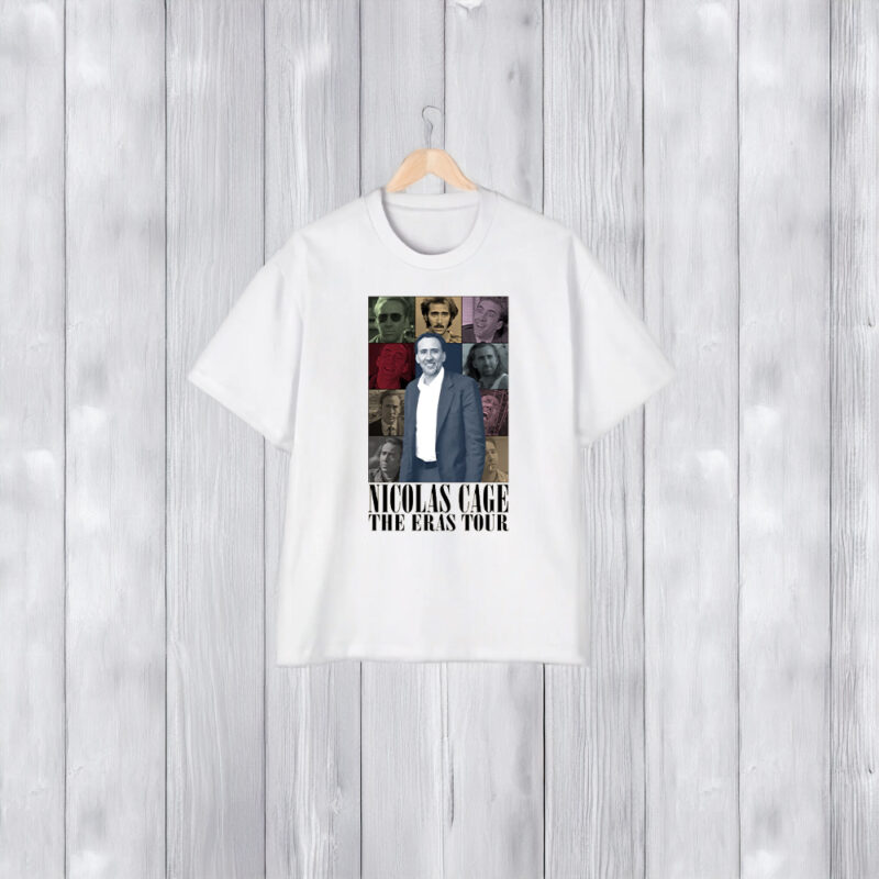 Nicolas Cage The Eras Tour T-Shirt