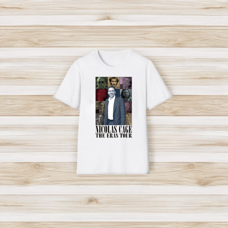 Nicolas Cage The Eras Tour T-Shirts