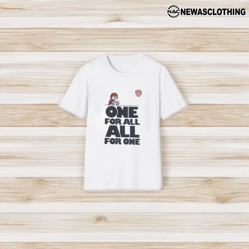 One For For All All For One T-Shirt3