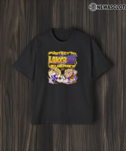 Protect My LakerZ Energy Men's Cotton Crew T-Shirt2