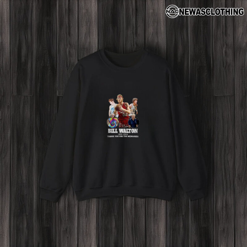 Rip Bill Walton 1952-2024 Thank You For The Memories T-Shirt3