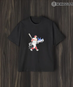 Schwarbomb Baseball Player Signature Images T-Shirt1