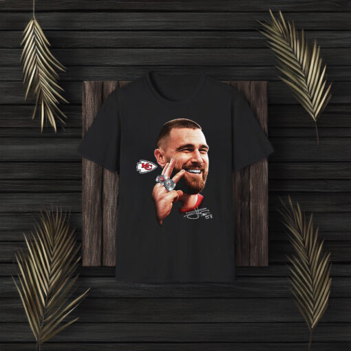 Travis Kelce Chiefs 3 Rings Player Shirts