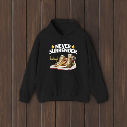 Trump Never Surrender Shoes 2024 Signature Shirt