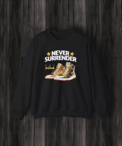 Trump Never Surrender Shoes 2024 Signature Shirts