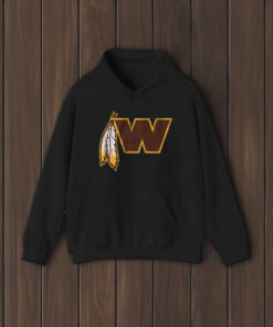 Washington Football Feather Hoodie T-Shirt