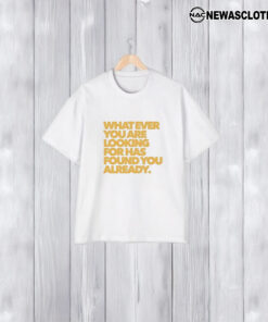 What Ever You Are Looking For Has Found You Already T-Shirt1