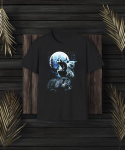 Wild Boar Howling At The Moon Shirt