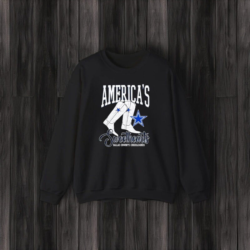 America’s Sweethearts Dallas Cowboys Cheerleaders Boots T-Shirt3