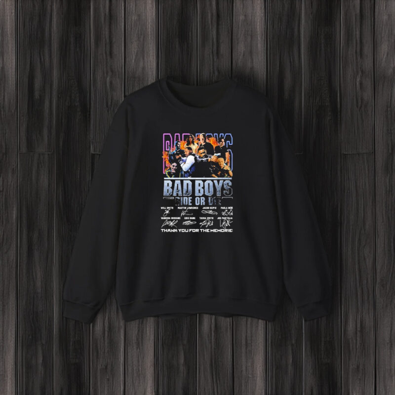 Bad Boys Ride Or Die Thank You For The Memories T-Shirt