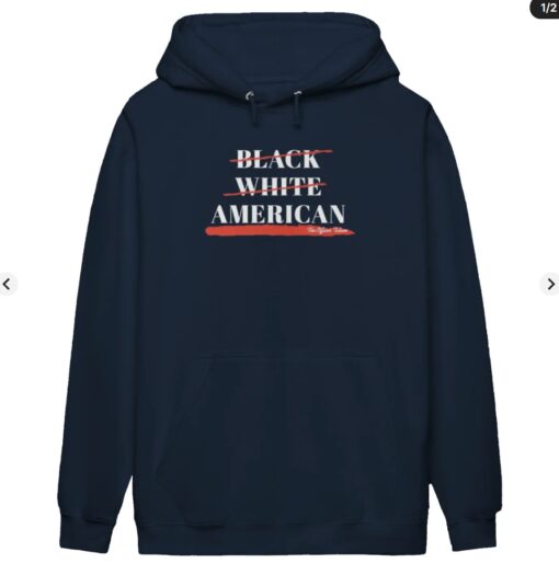 Black White American Hoodies Shirt