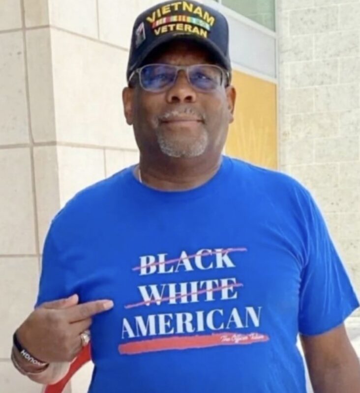 Black White American T-Shirt Us