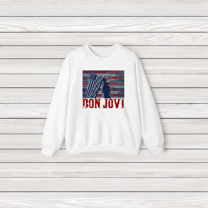 Bon Jovi American Flag T-Shirt