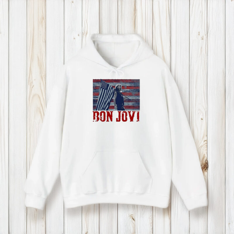 Bon Jovi American Flag T-Shirt1