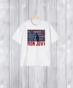 Bon Jovi American Flag T-Shirt2