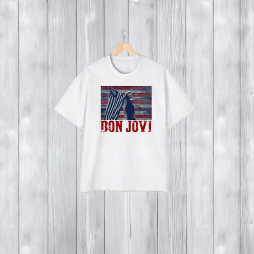 Bon Jovi American Flag T-Shirt2