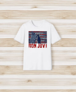 Bon Jovi American Flag T-Shirt3