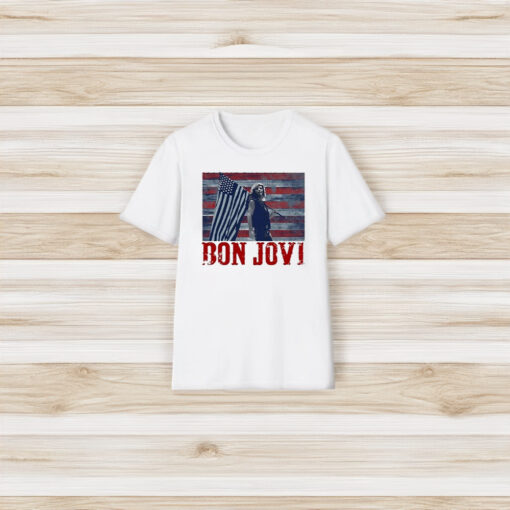 Bon Jovi American Flag T-Shirt3