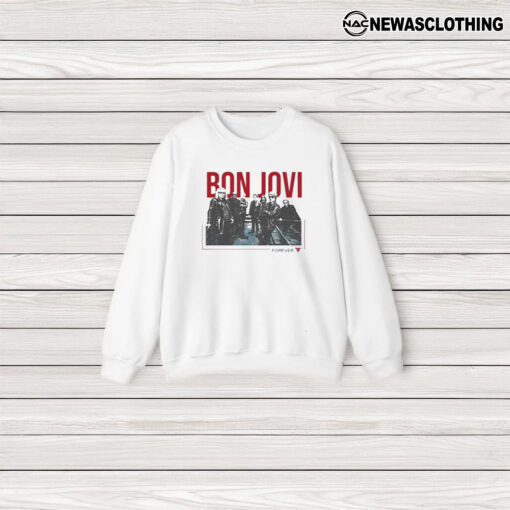 Bon Jovi Forever Band Cut Out T-Shirt