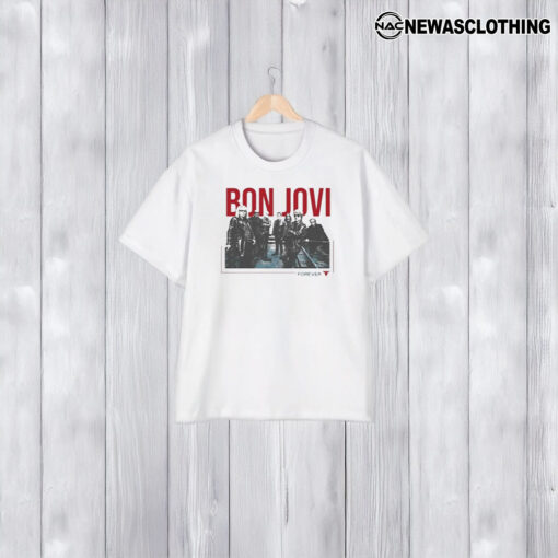 Bon Jovi Forever Band Cut Out T-Shirt2