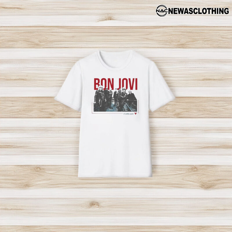 Bon Jovi Forever Band Cut Out T-Shirt3