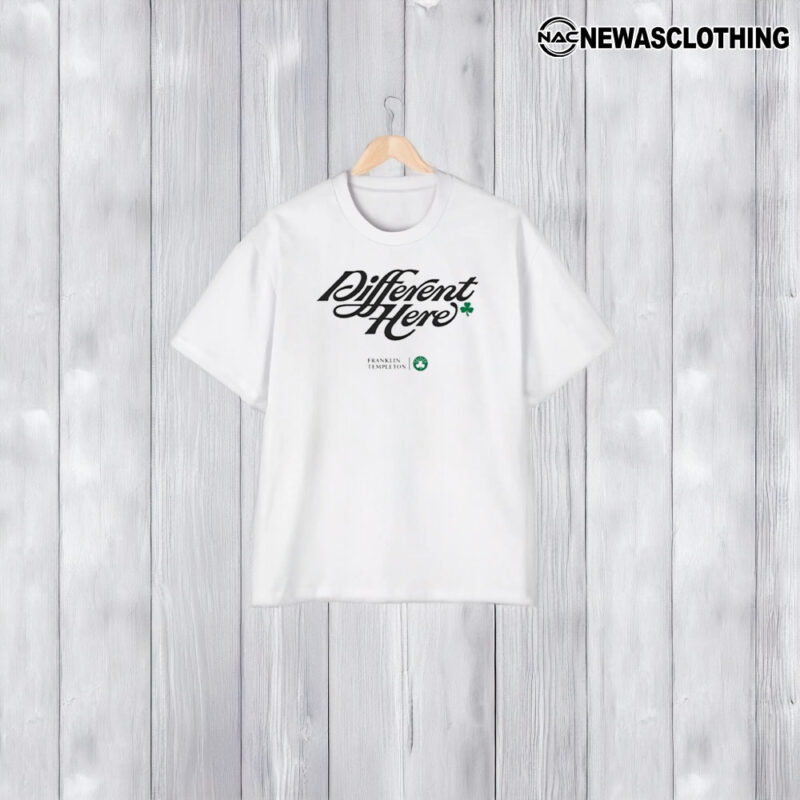 Boston Celtics Different Here T-Shirt2