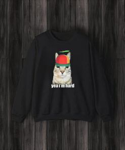 Cat Yea Im Hard T-Shirt3