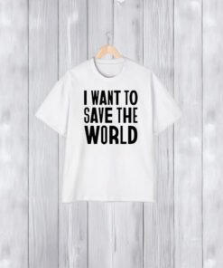 Chris Packham I Want To Save The World T-Shirt1