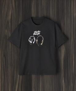 Daft Punk Black Face T-Shirt2