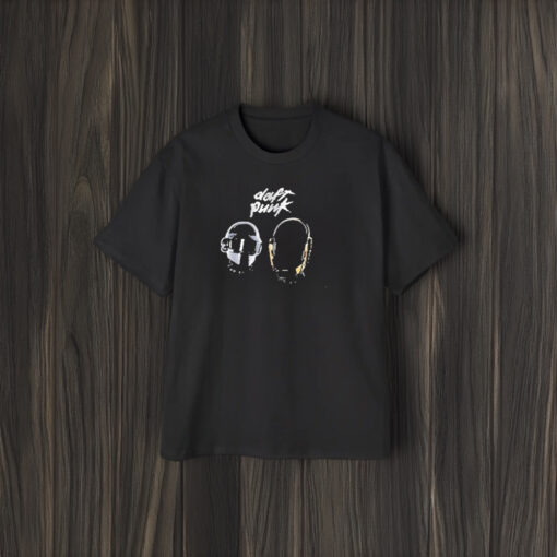 Daft Punk Black Face T-Shirt2