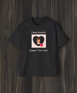 Danny Romalotti Summer Tour 2024 Heart T-Shirt1