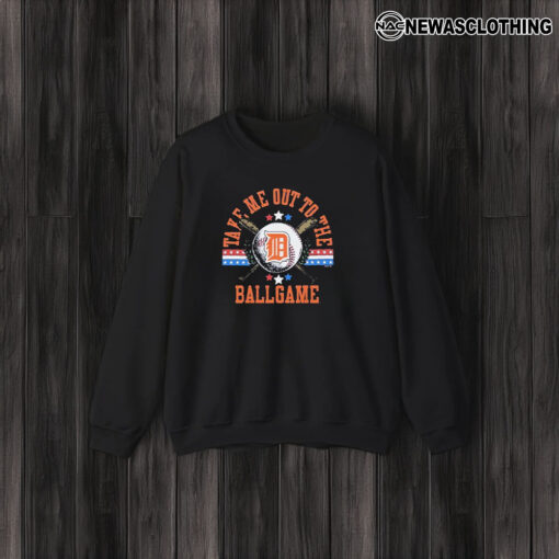 Detroit Tigers Take Me Out To The Ballgame T-Shirt3