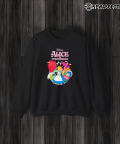 Disney Alice In Wonderland Princess And Flowers T-Shirt