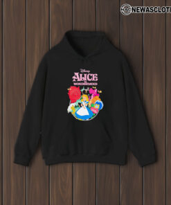 Disney Alice In Wonderland Princess And Flowers T-Shirt1