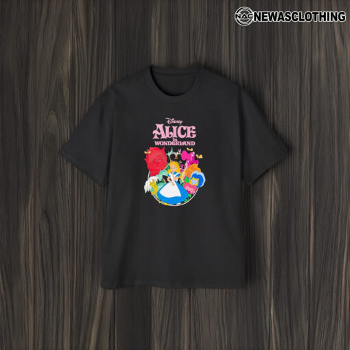 Disney Alice In Wonderland Princess And Flowers T-Shirt2