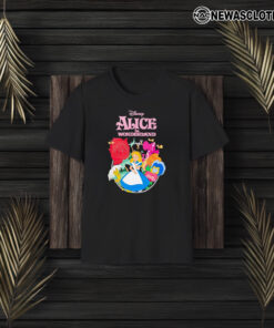 Disney Alice In Wonderland Princess And Flowers T-Shirt3