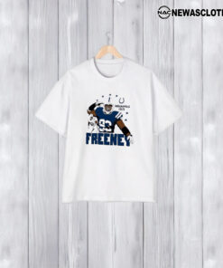 Dwight Freeney Indianapolis Colts Homage Caricature Retired Player T-Shirt2