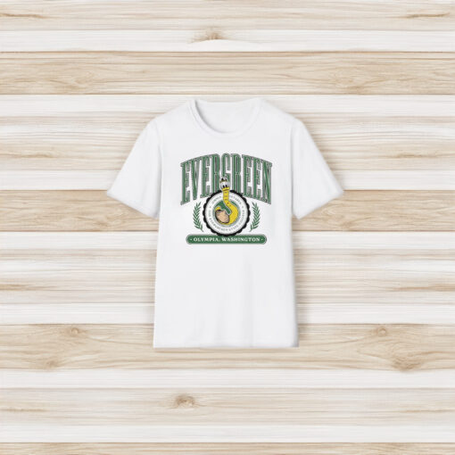 Evergreen State Geoducks Throwback Crest T-Shirt