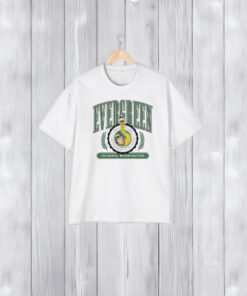 Evergreen State Geoducks Throwback Crest T-Shirt1